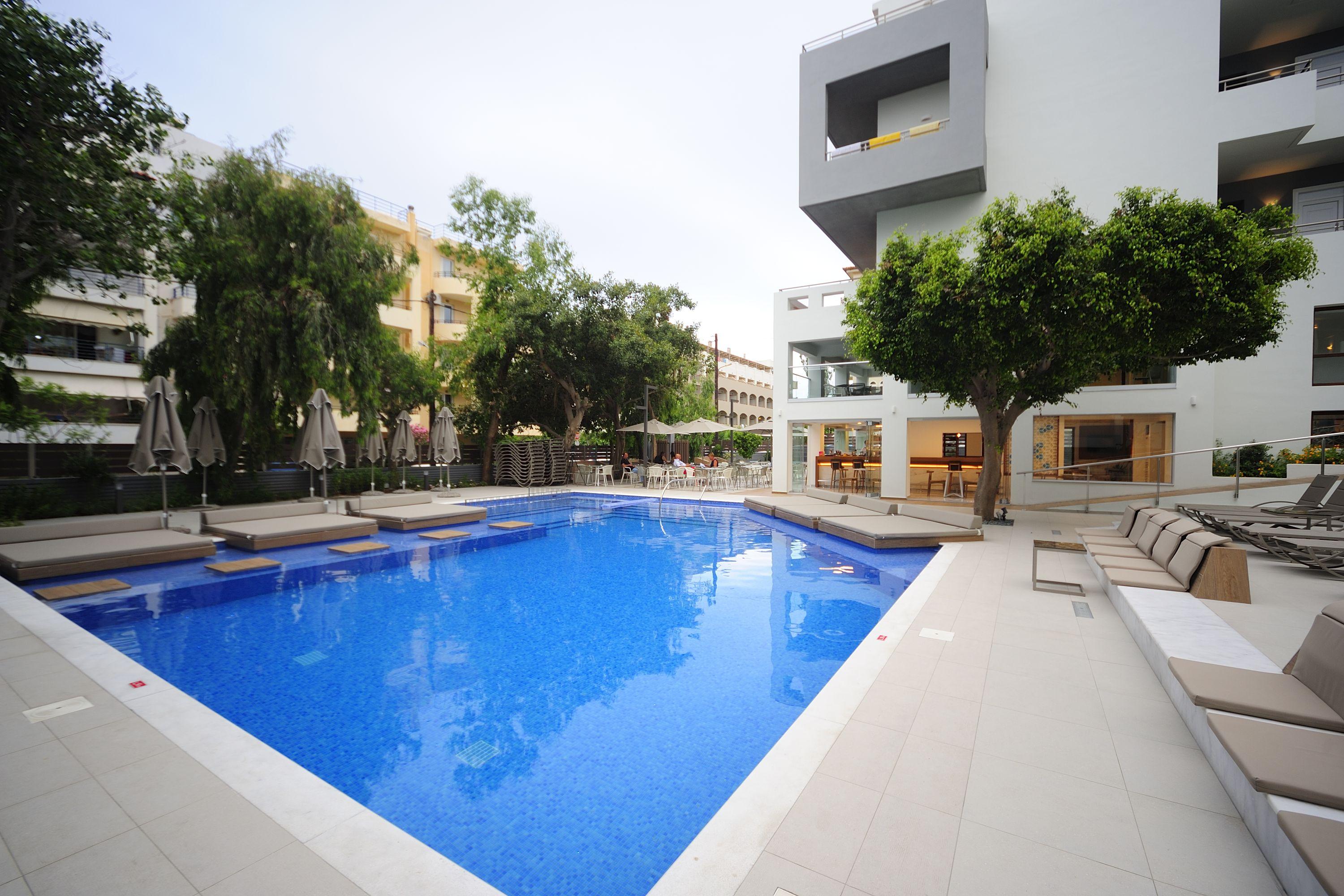 Atrium Ambiance Hotel (Adults Only) Rethymno Exterior foto